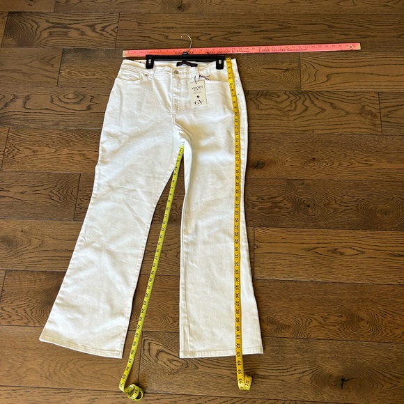 NWT! Gloria Vanderbilt Amanda Vintage White Bootcut Classic Rise Jeans. Size 14. - Picture 9 of 10